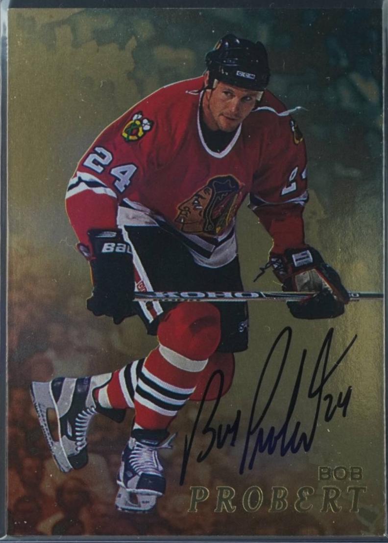 Bob Probert [Gold Autograph] #181