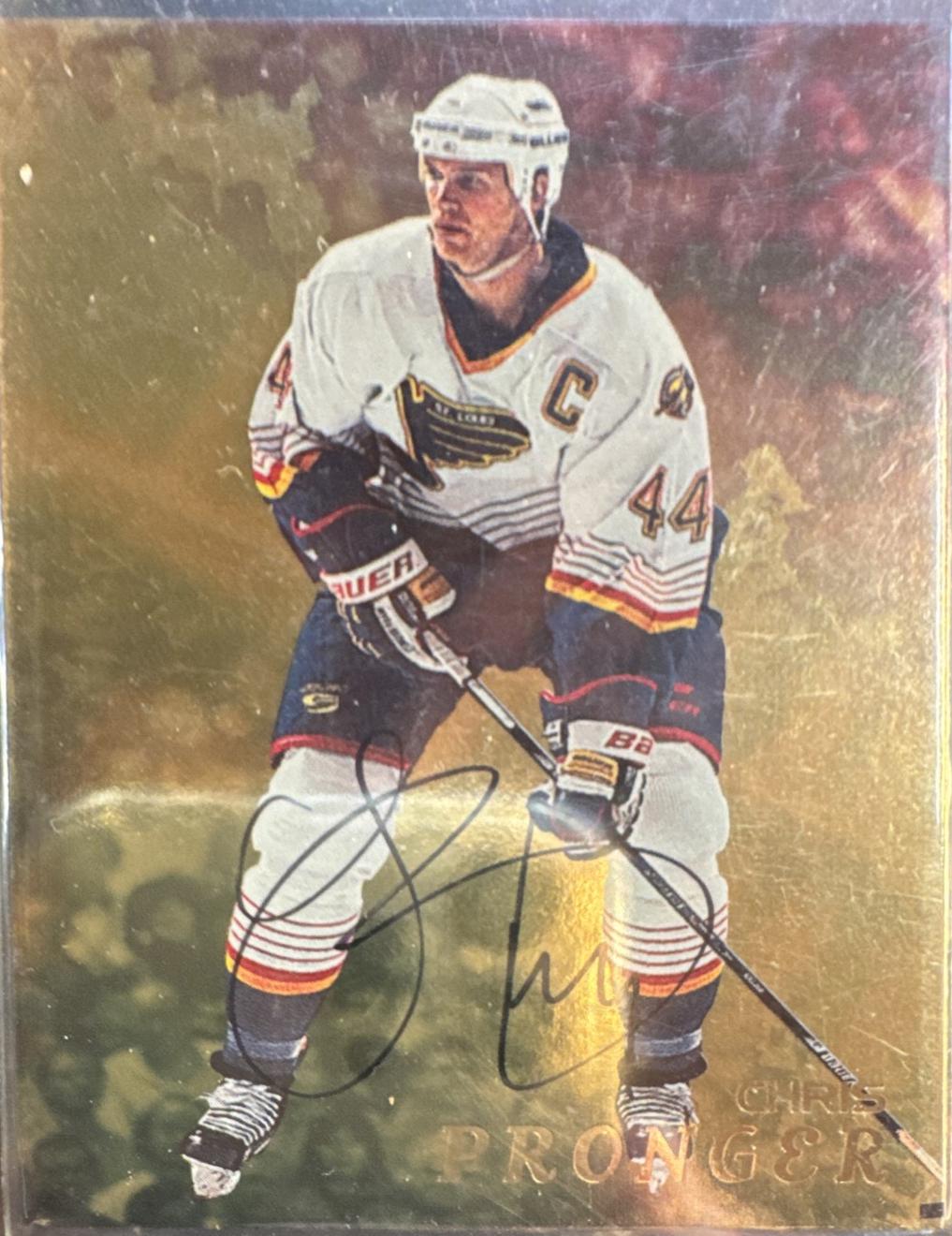 Chris Pronger [Gold Autograph] #123