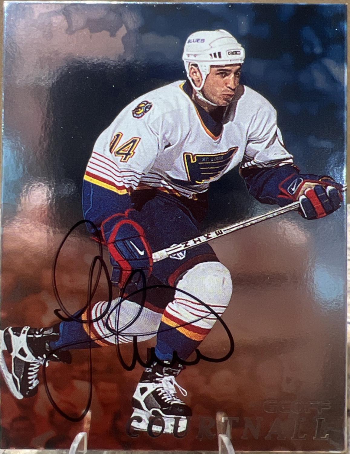 Geoff Courtnall [Autograph] #124