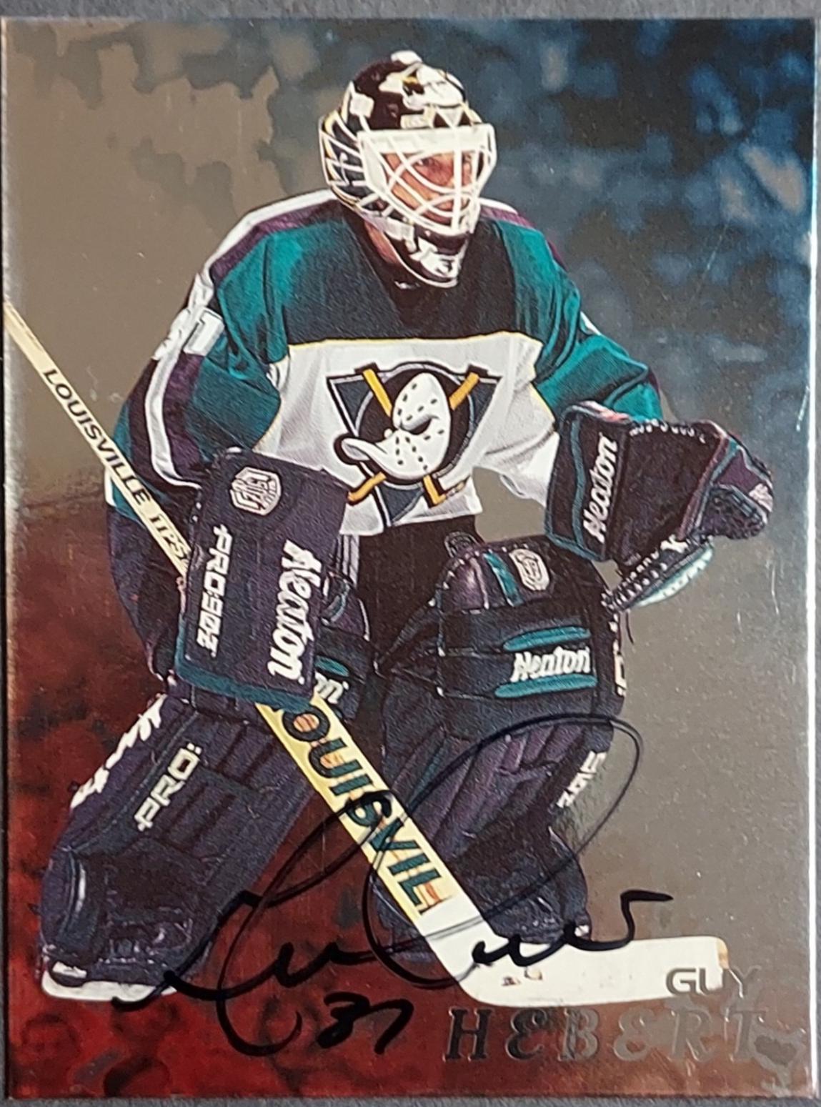 Guy Hebert [Autograph] #4