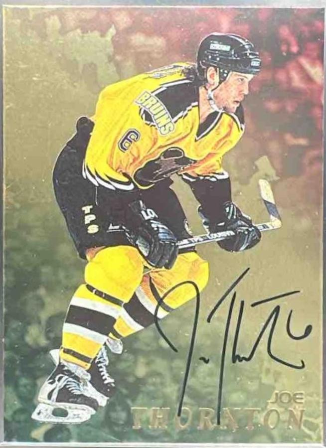 Joe Thornton [Gold Autograph] #9