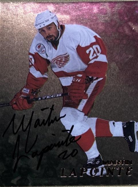Martin Lapointe [Gold Autograph] #198