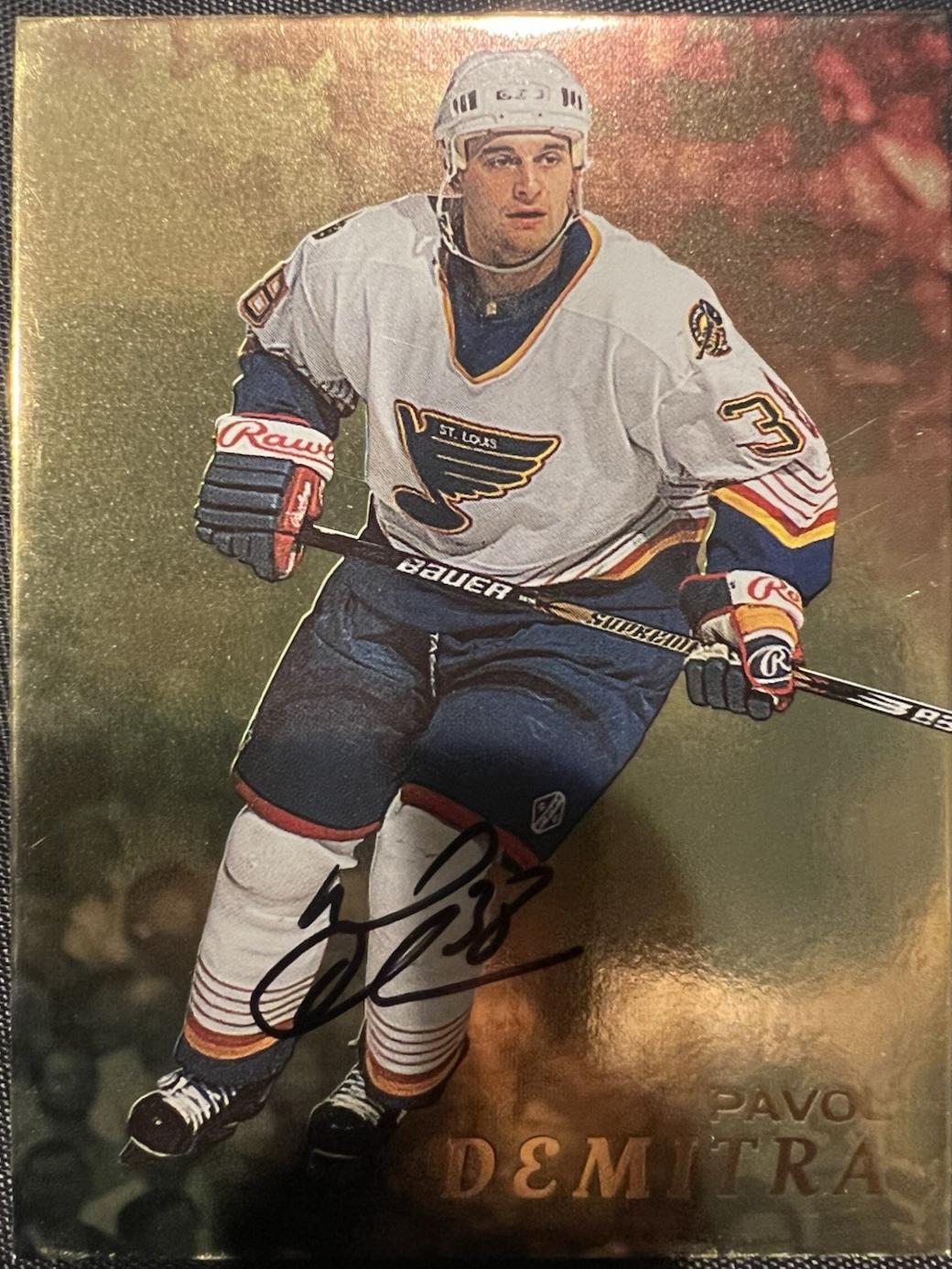 Pavol Demitra [Gold Autograph] #126