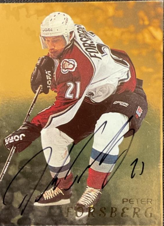 Peter Forsberg [Autograph] #35