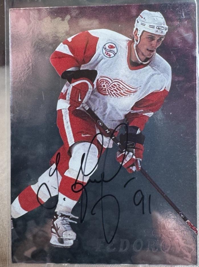 Sergei Fedorov [Autograph] #45