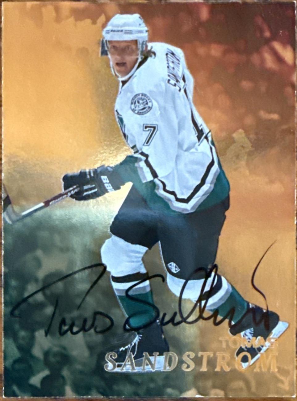 Tomas Sandstrom [Gold Autograph] #153