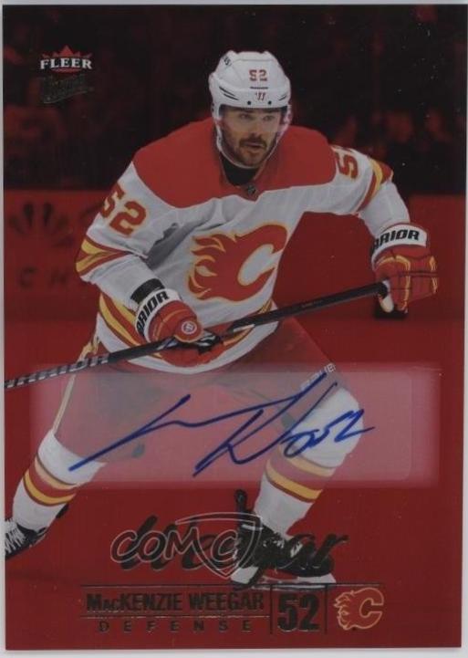 MacKenzie Weegar [Rainbow Foil Autograph] #4