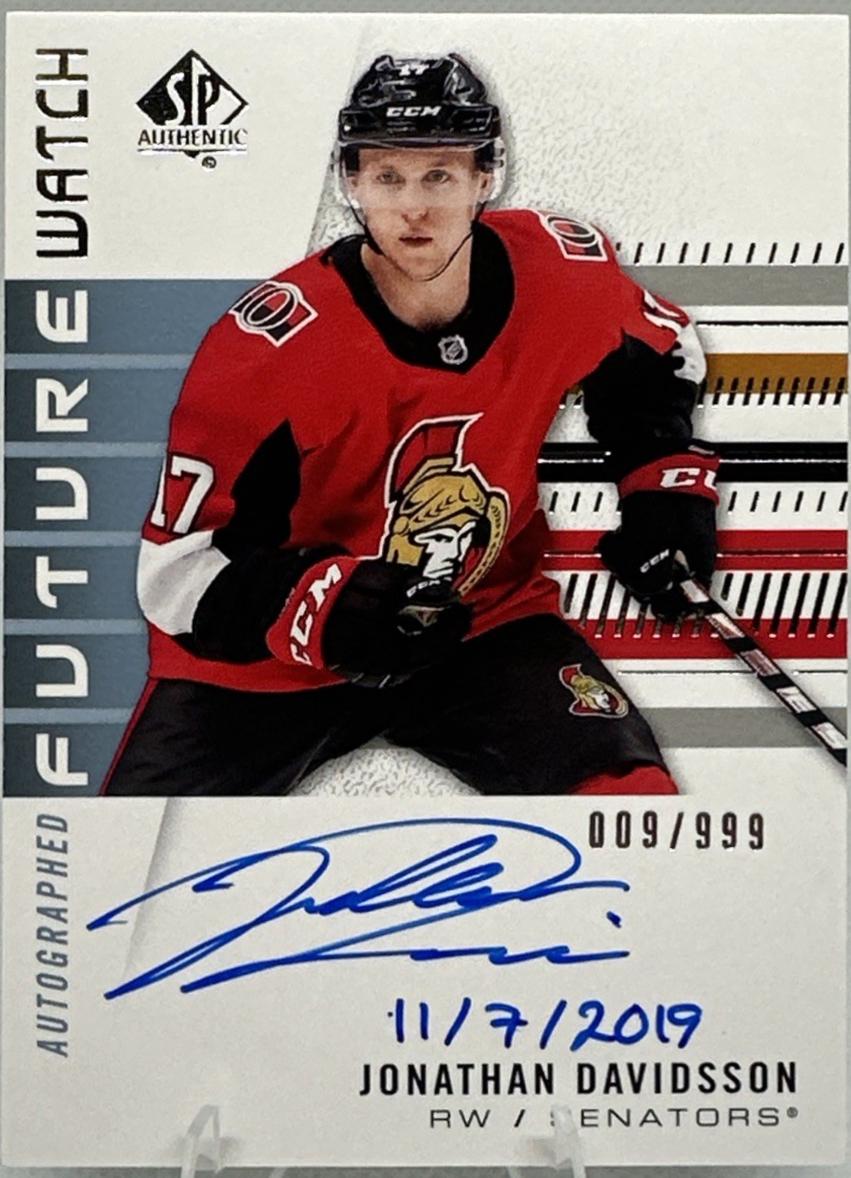 Jonathan Davidsson [Autograph Inscribed] #237