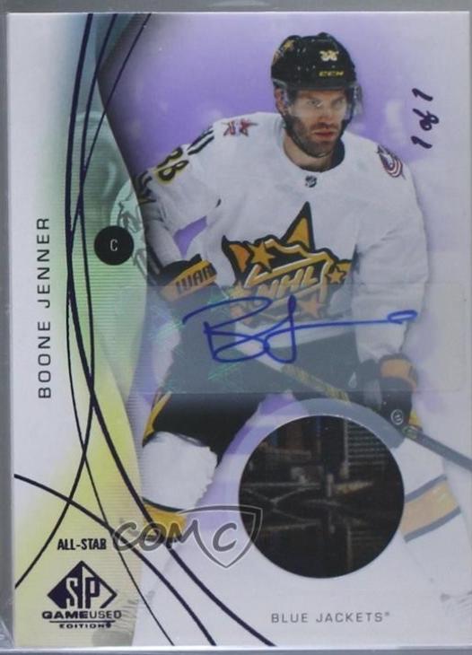 Boone Jenner [Purple Auto Sponsor Logo Patch] #162