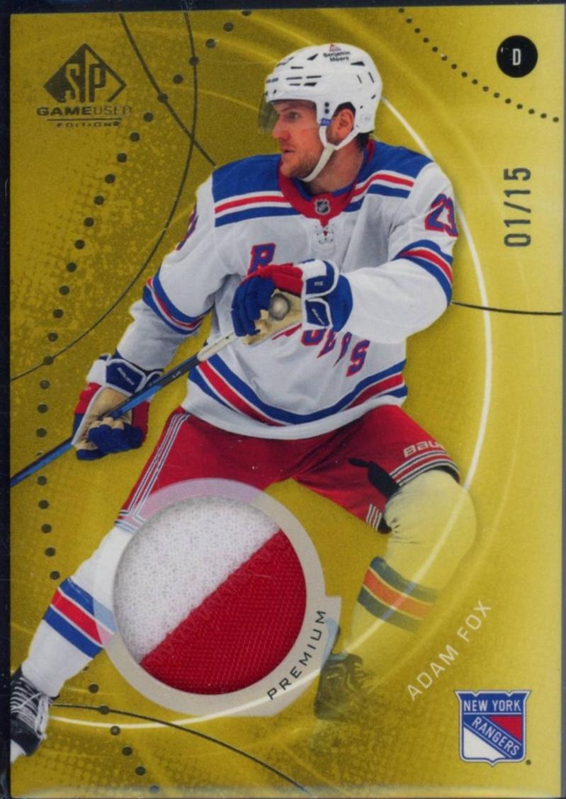 Adam Fox [Gold Premium Memorabilia] #25