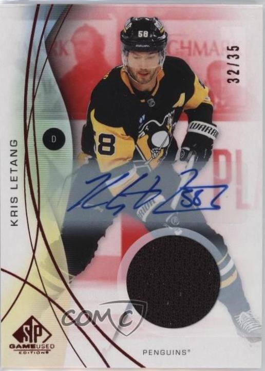 Kris Letang [Red Auto Jersey] #50