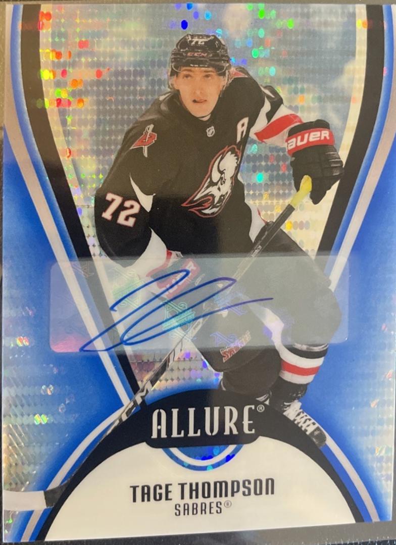 Tage Thompson [Blue Line Autograph] #72