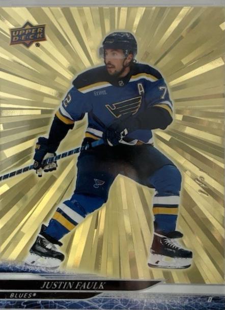 Justin Faulk [Outburst Gold] #612