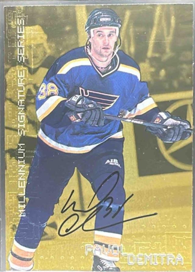 Pavol Demitra [Autograph Gold] #204