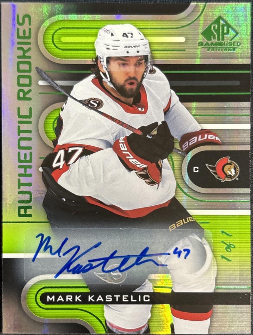 Mark Kastelic [Uniform Autograph] #161