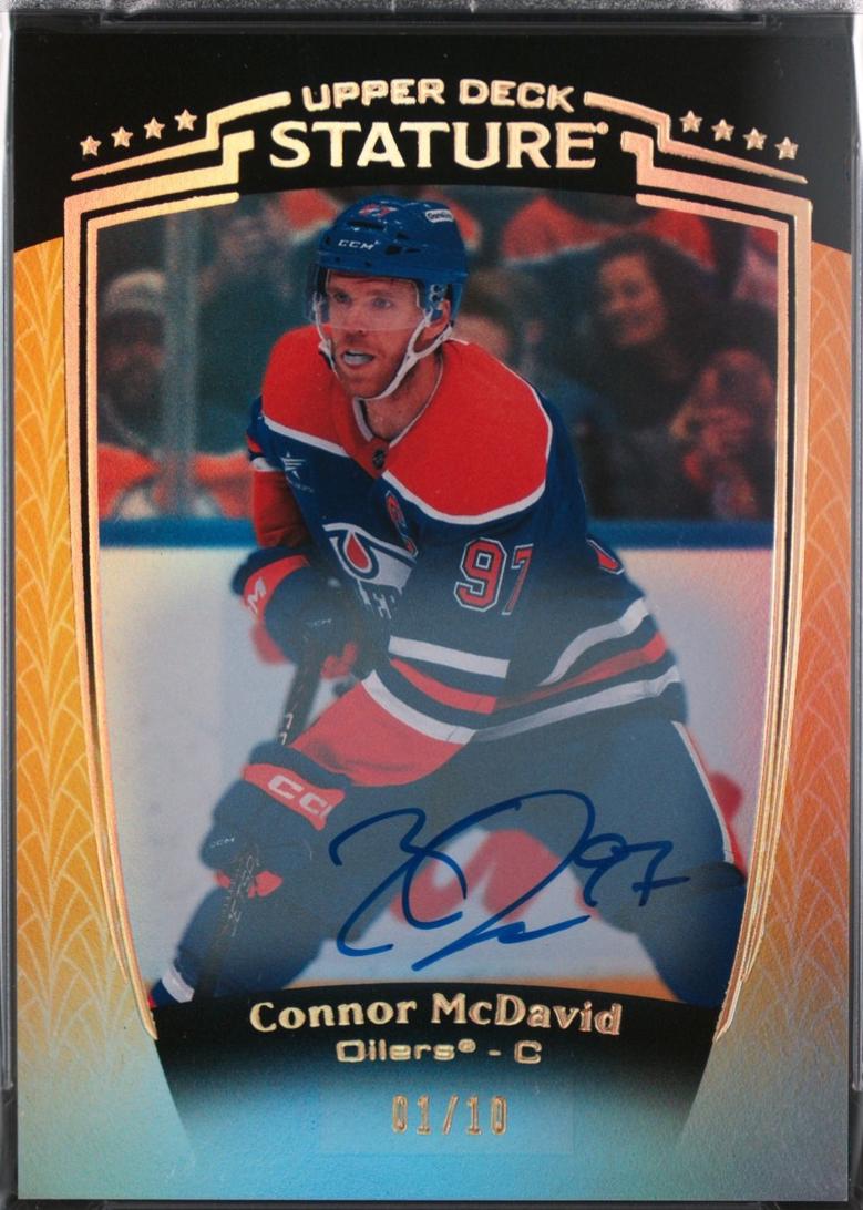Connor McDavid [Gold Autograph] #19