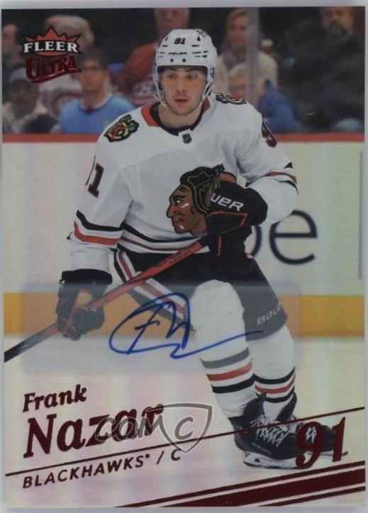 Frank Nazar [Red Rainbow Foil Auto] #65