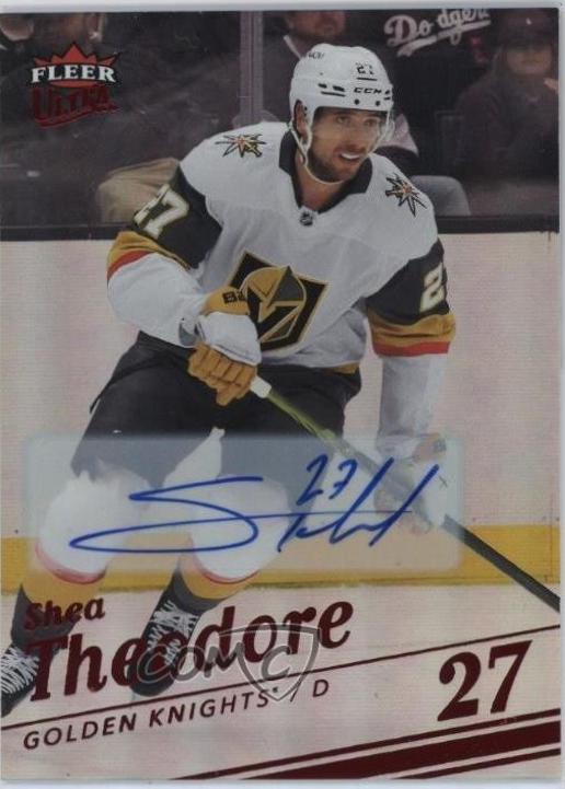 Shea Theodore [Red Rainbow Foil Auto] #116
