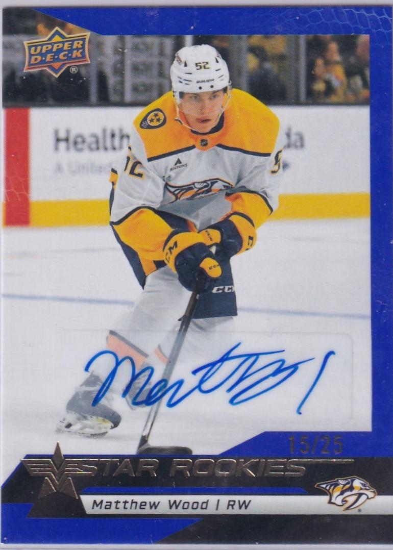 Matthew Wood [Blue Autograph] #16