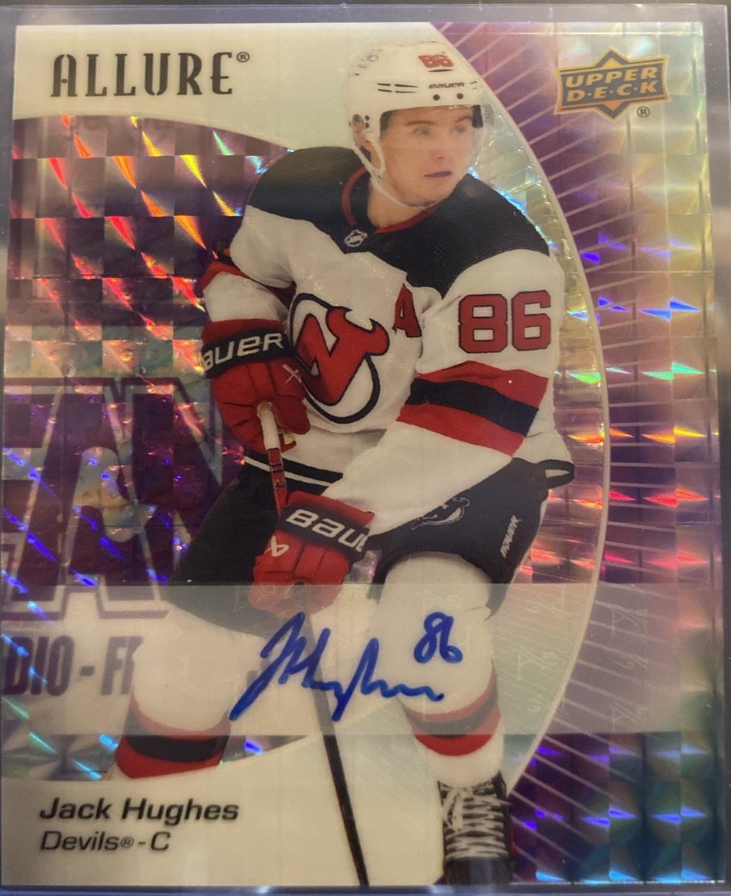 Jack Hughes [Purple Diamond Autograph] #97