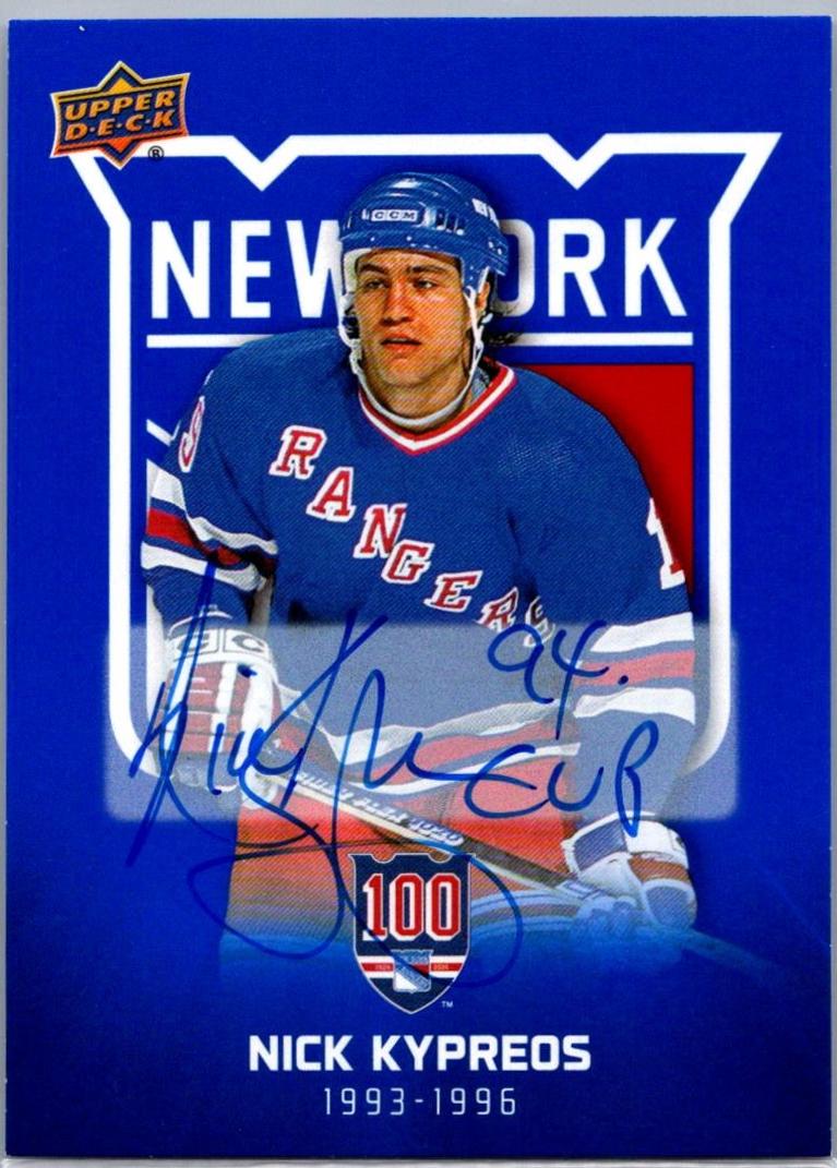 Nick Kypreos [Blue Autograph] #50