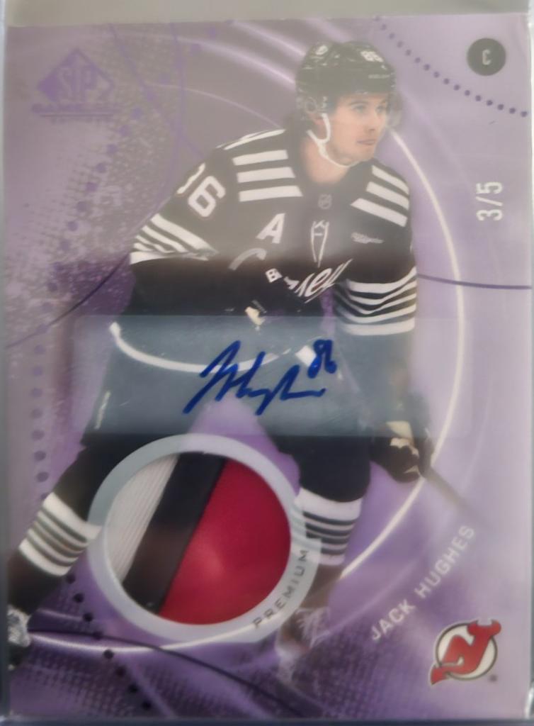 Jack Hughes [Purple Autograph] #135