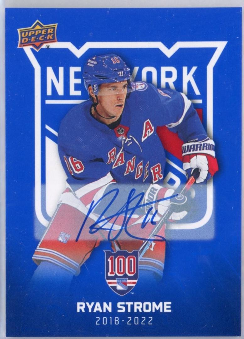 Ryan Strome [Blue Autograph] #90