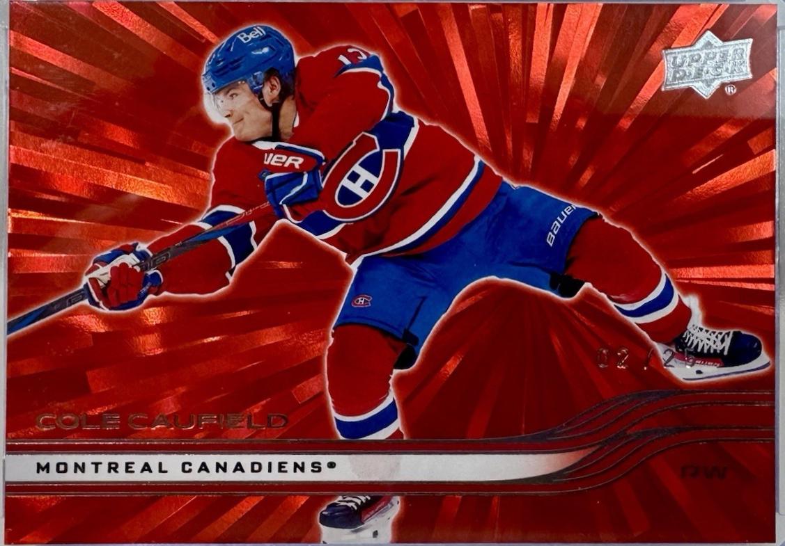 Cole Caufield [Outburst Red] #339