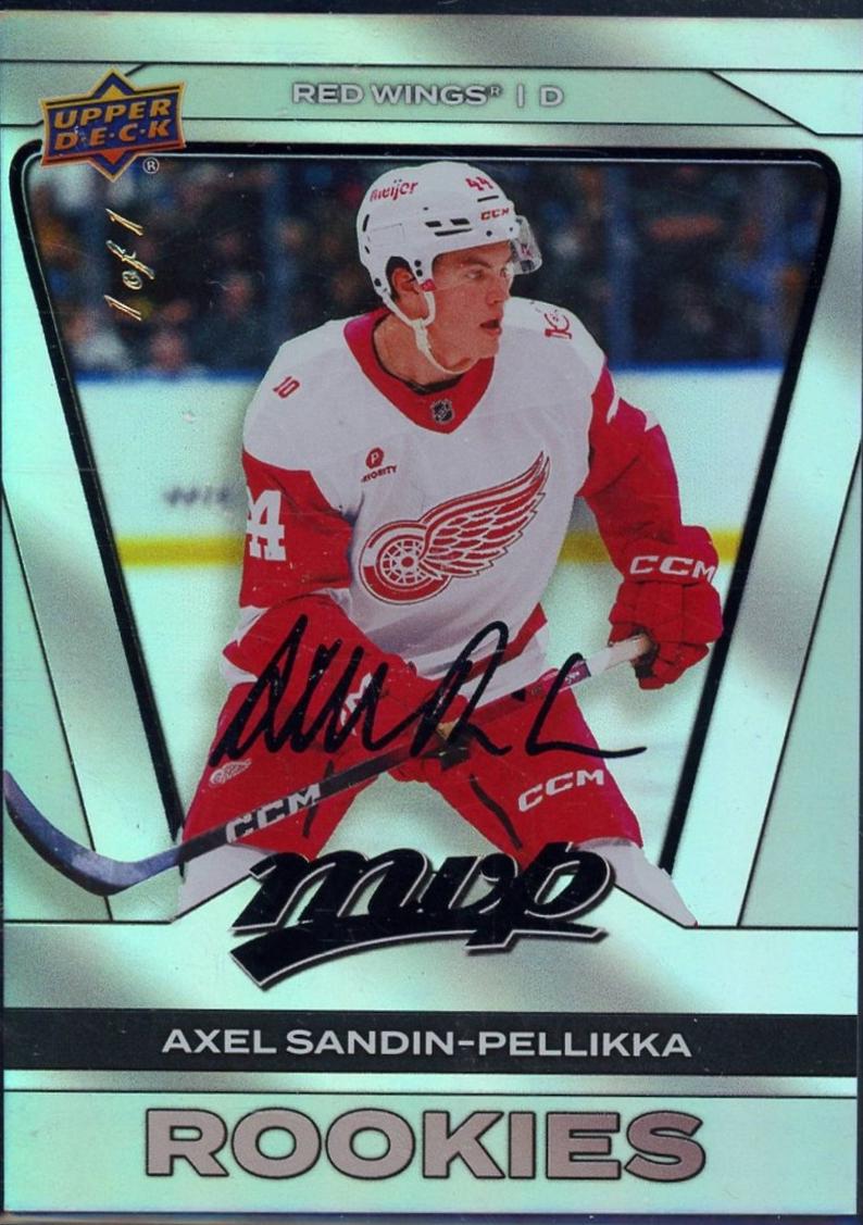 Axel Sandin-Pellikka [Silver Collection Extended Rookie Super Script Black] #255
