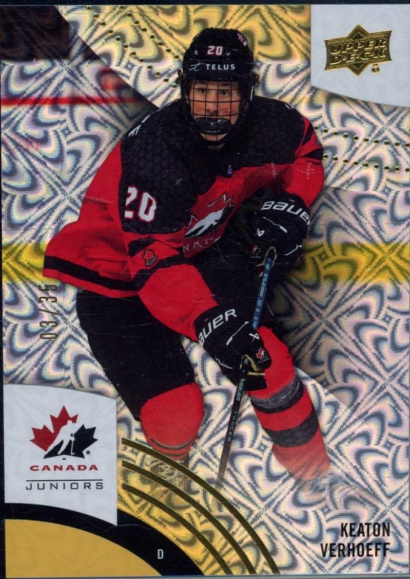 Keaton Verhoeff [Gold Patterned Foilboard] #12