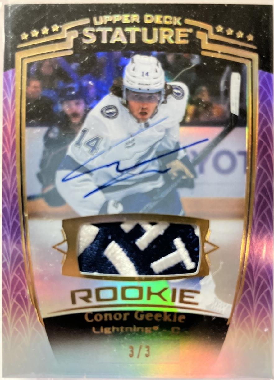 Conor Geekie [Purple Autograph Memorabilia] #33