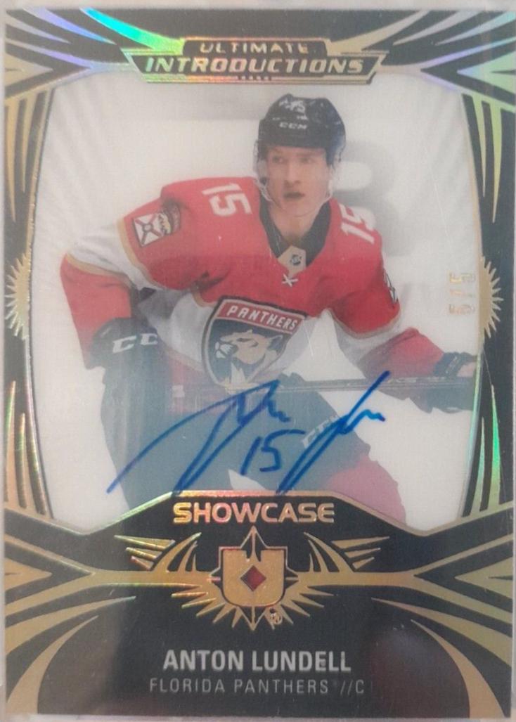 Anton Lundell [Black Autograph Showcase] #UI-99
