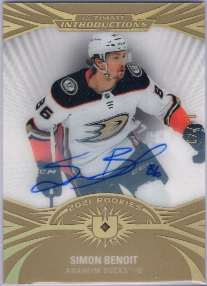 Simon Benoit [Gold Autograph] #UI-65