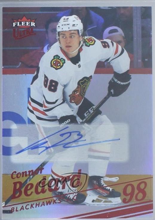 Connor Bedard [Red Rainbow Foil Auto] #131