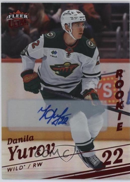 Danila Yurov [Red Rainbow Foil Auto] #185