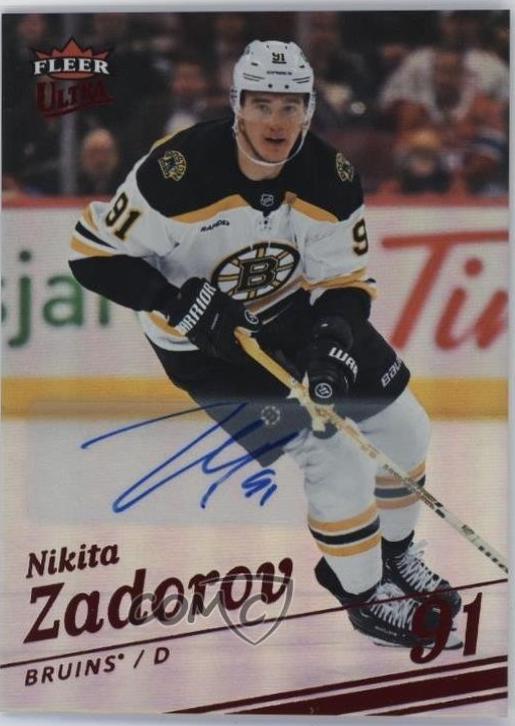 Nikita Zadorov [Red Rainbow Foil Auto] #54