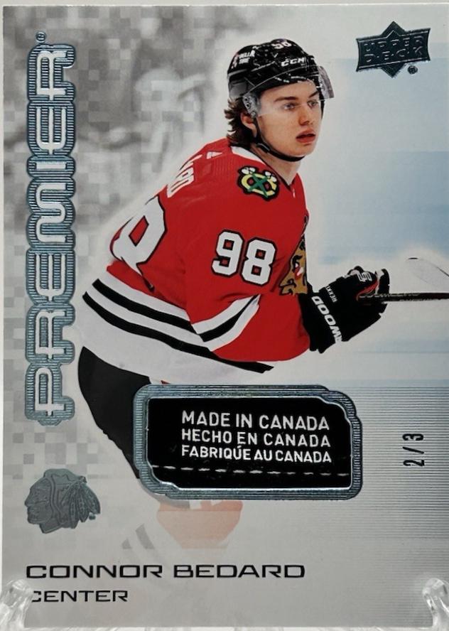 Connor Bedard [Platinum Blue Neckline] #90
