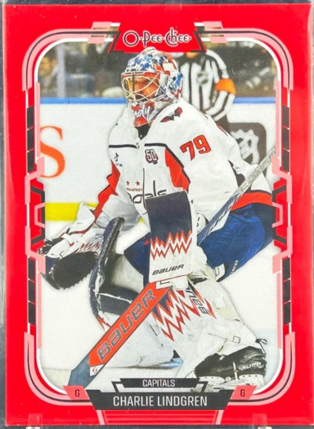 Charlie Lindgren [Red Border Blank Back] #135