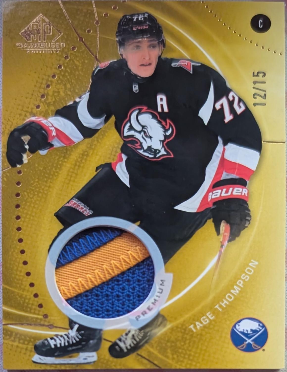 Tage Thompson [Gold Premium Memorabilia] #86
