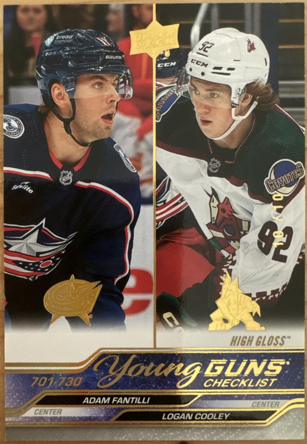 Young Guns Checklist [High Gloss] #730