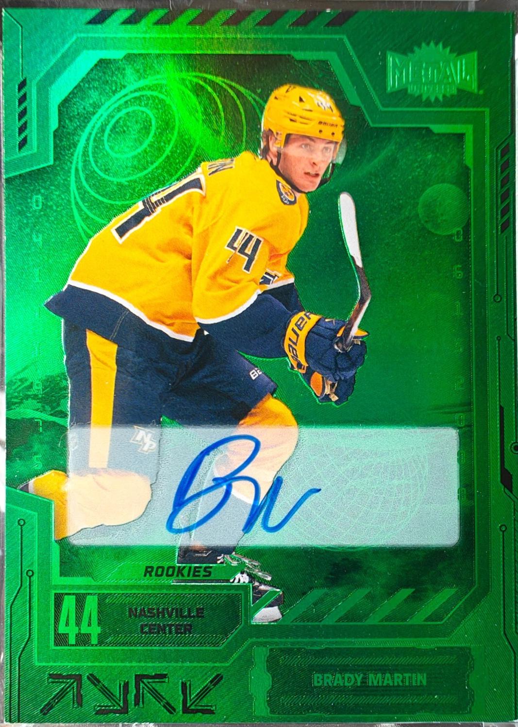 Brady Martin [Green Autograph] #114