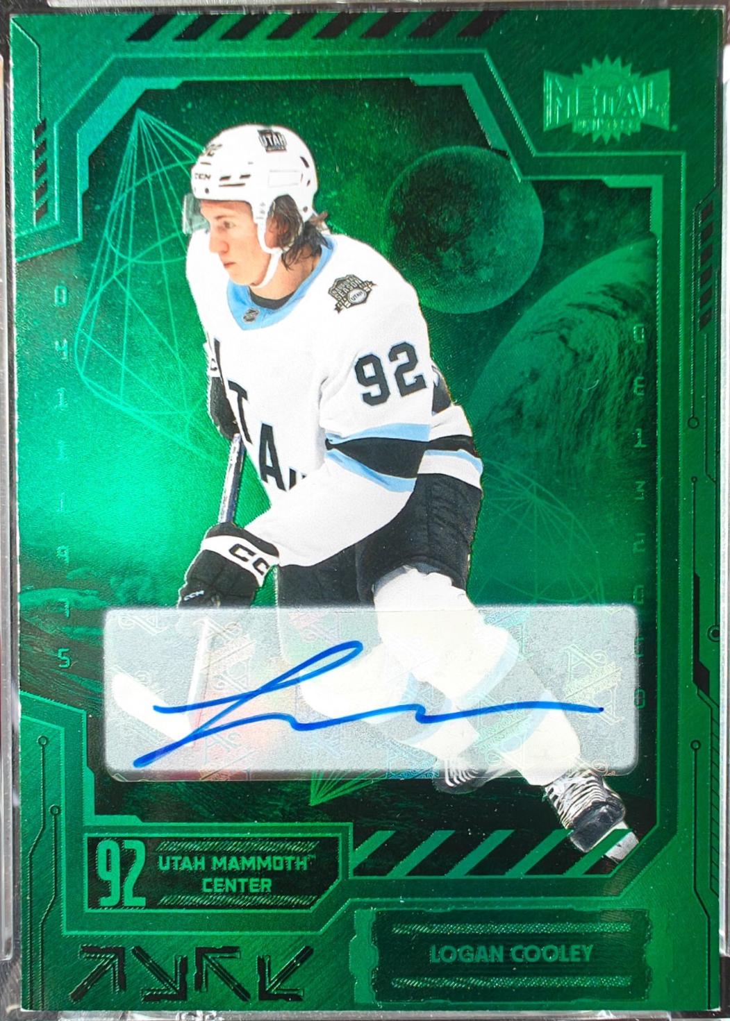 Logan Cooley [Green Autograph] #93