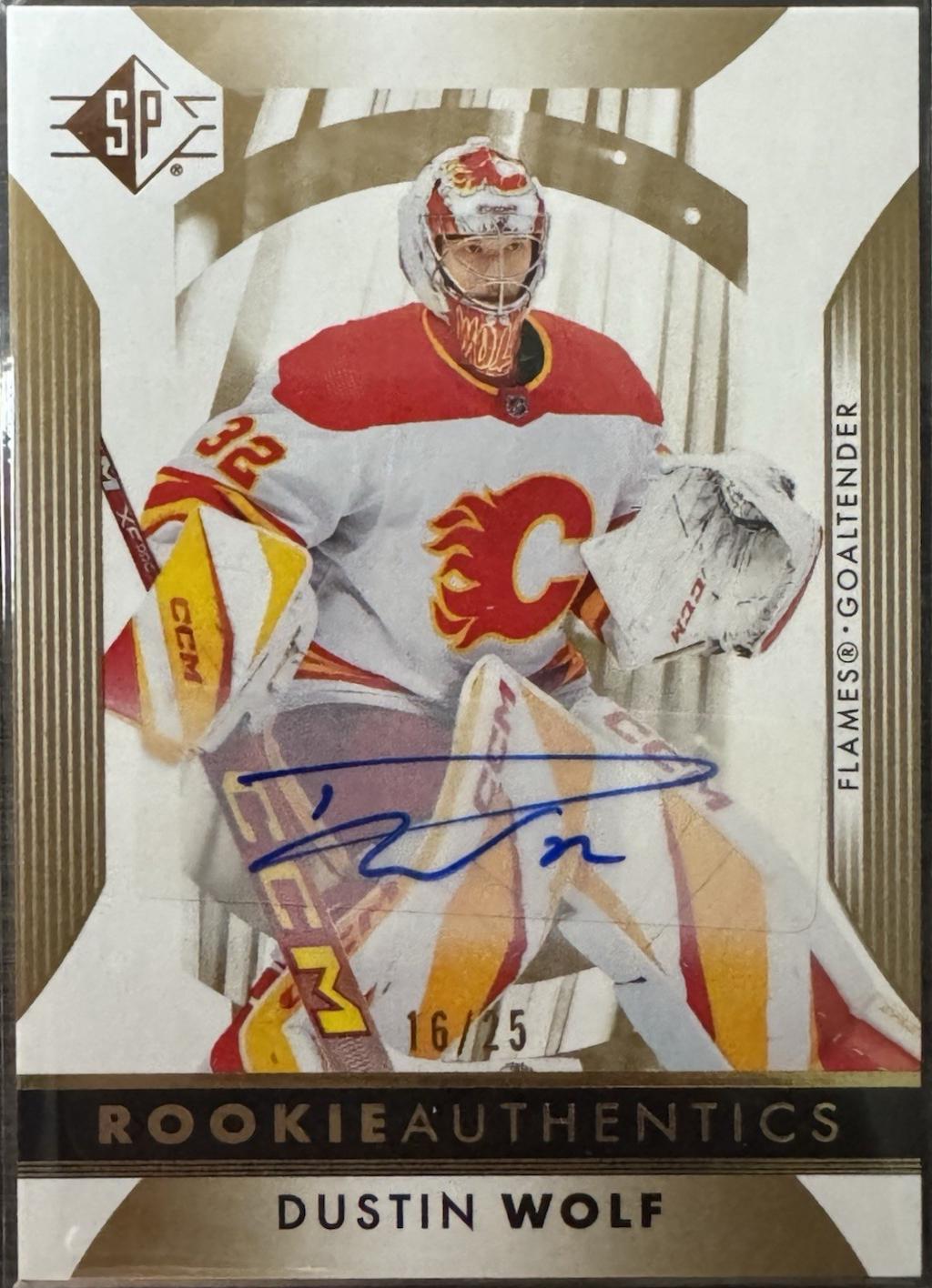 Dustin Wolf [Gold Signature] #116