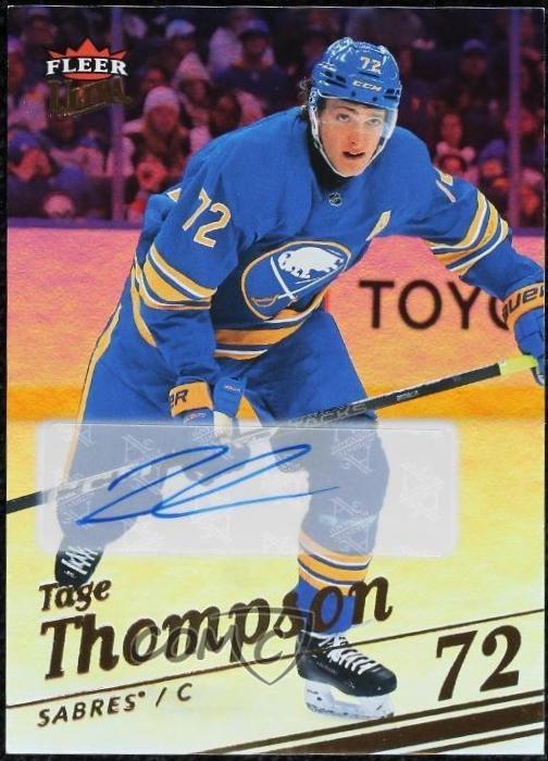 Tage Thompson [Gold Rainbow Foil Auto] #150