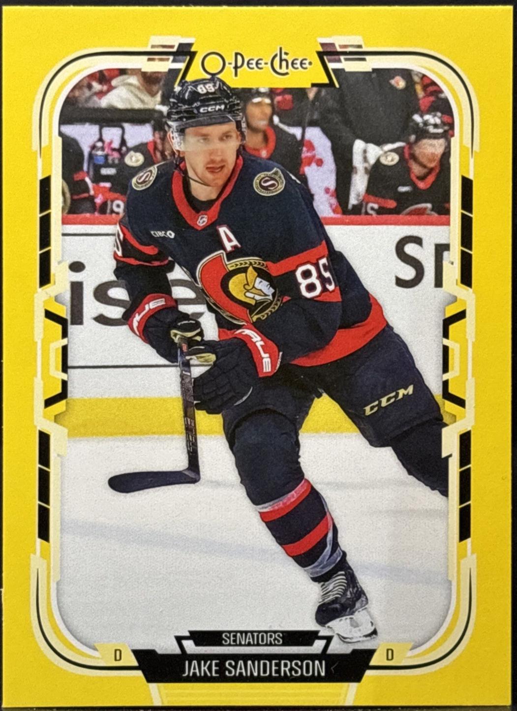Jake Sanderson [Yellow Border] #389