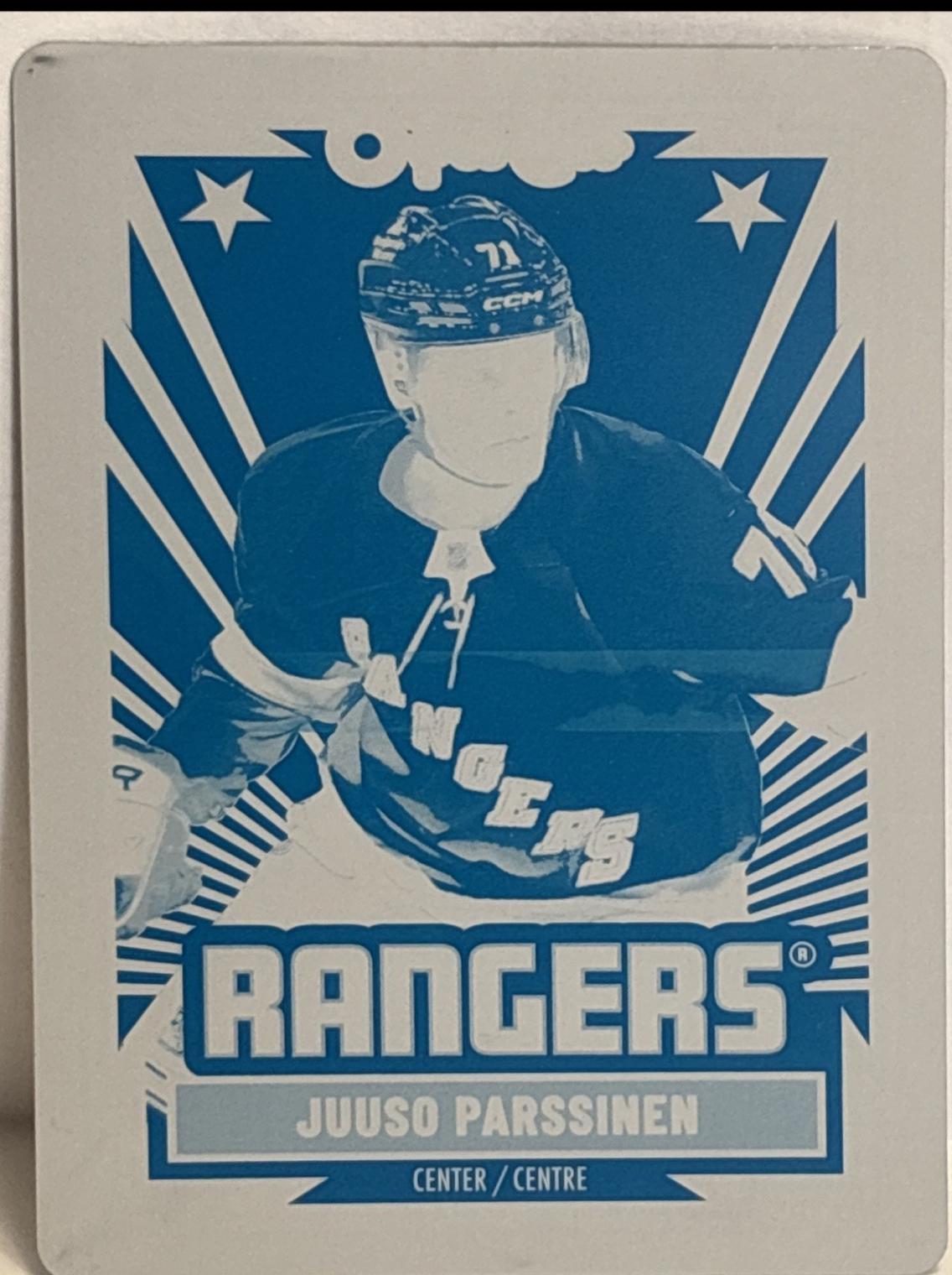 Juuso Parssinen [Retro Printing Plate] #484