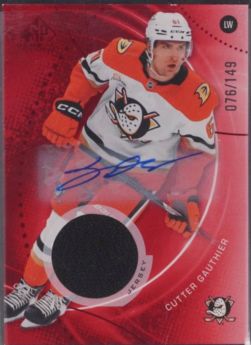 Cutter Gauthier [Red Auto Jersey] #132
