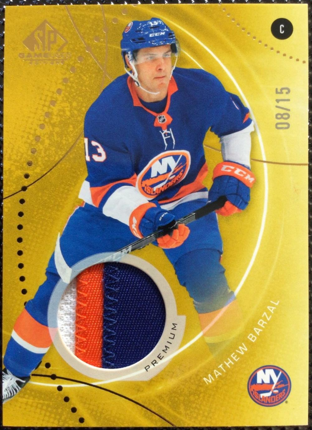 Mathew Barzal [Gold Premium Memorabilia] #89