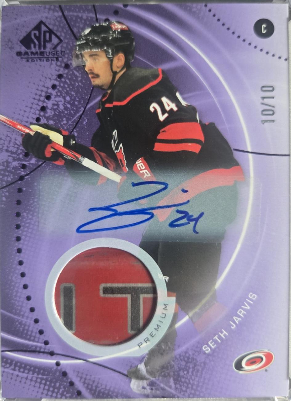 Seth Jarvis [Purple Auto Premium Memorabilia] #164