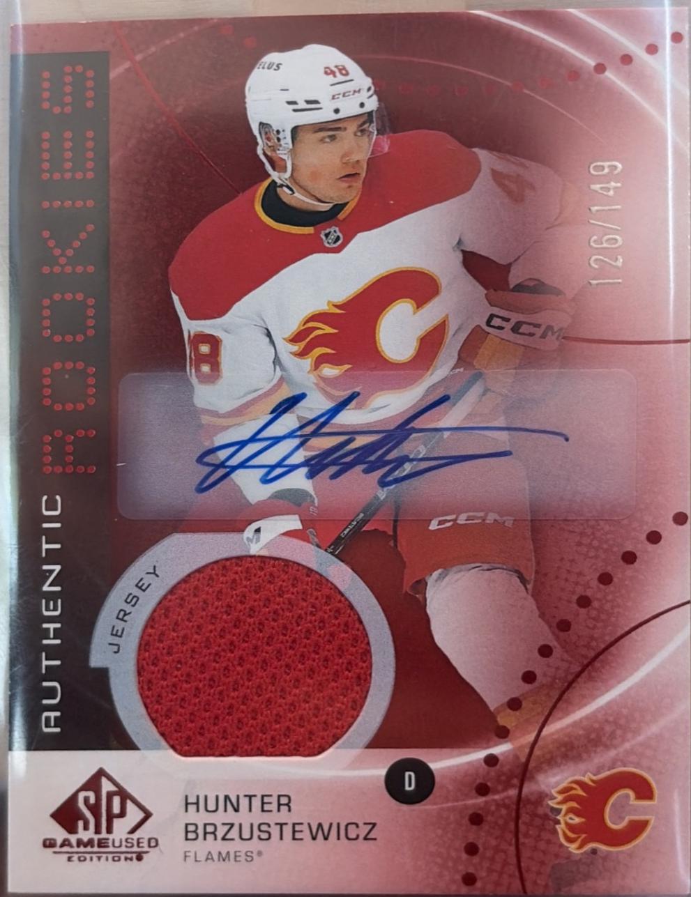 Hunter Brzustewicz [Rainbow Autograph] #AR-HB